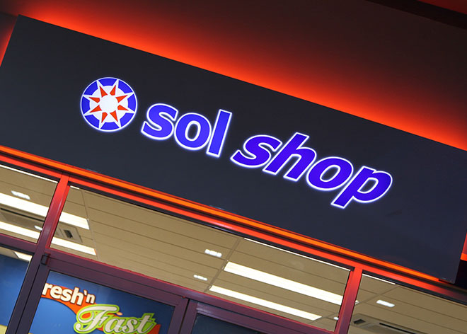Sol Shop Allen Industries International Signage
